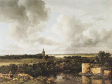 Rivières et ruisseaux œuvres - paysage Jacob Isaakszoon van Ruisdael